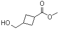 3-(羟甲基)环丁烷羧酸甲酯分子结构 (CAS 89941-55-9)