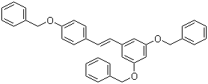 (E)-3,5,4'-Tribenzyloxystilbene molecular structure (CAS 89946-06-5)
