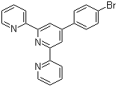 structure of CAS# 89972-76-9, 4'-(4-Bromophenyl)-2,2':6',2''-terpyridine