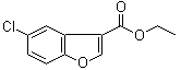 5-氯-3-苯并呋喃羧酸乙酯分子结构 (CAS 899795-65-4)