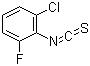 结构式 CAS# 899806-25-8, (2-氯-6-氟苯基)异硫氰酸酯