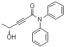 structure of CAS# 899809-61-1, (4R)-4-Hydroxy-N,N-diphenyl-2-pentynamide