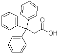 结构式 CAS# 900-91-4, 3,3,3-三苯基丙酸
