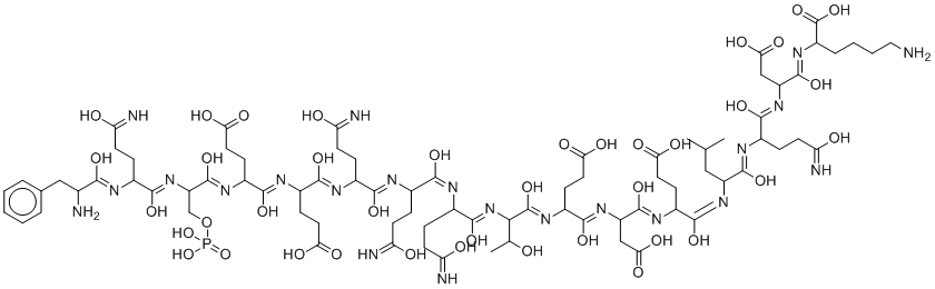 structure of CAS# 9000-71-9, Casein;Casein from bovine milk