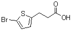 5-Bromo-2-thiophenepropanoic acid molecular structure (CAS 900027-23-8)