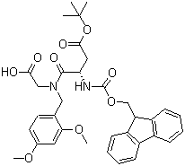 N-[(9H-Fluoren-9-ylmethoxy)carbonyl]-L-alpha-aspartyl-N-[(2,4-dimethoxyphenyl)methyl]glycine 1-(1,1-dimethylethyl) ester molecular structure (CAS 900152-72-9)