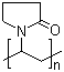聚乙烯吡咯烷酮分子结构 (CAS 9003-39-8)
