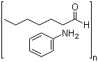 庚醛和苯胺的聚合物分子结构 (CAS 9003-50-3)