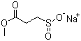 Sodium 3-methoxy-3-oxopropane-1-sulfinate molecular structure (CAS 90030-48-1)