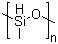 结构式 CAS# 9004-73-3, 聚甲基聚硅氧烷; 甲基丙烯酸酯含氢聚硅氧烷