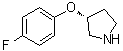 (3R)-3-(4-Fluorophenoxy)pyrrolidine molecular structure (CAS 900512-41-6)