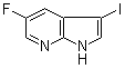 结构式 CAS# 900514-10-5, 5-氟-3-碘-1H-吡咯并[2,3-b]吡啶