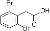 structure of CAS# 901310-02-9, 2,6-Dibromobenzeneacetic acid