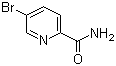 结构式 CAS# 90145-48-5, 5-溴吡啶-2-甲酰胺