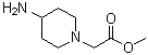 structure of CAS# 90152-50-4, 4-Amino-1-piperidineacetic acid methyl ester