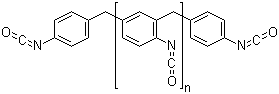 结构式 CAS# 9016-87-9, 多亚甲基多苯基多异氰酸酯