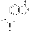 structure of CAS# 902131-33-3, 1H-Indazole-4-acetic acid;Indazole-4-acetic acid