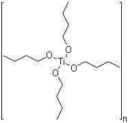 结构式 CAS# 9022-96-2, 缩钛酸丁酯; 聚钛酸丁酯