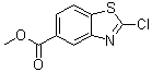 2-Chlorobenzothiazole-5-carboxylic acid methyl ester molecular structure (CAS 90225-03-9)