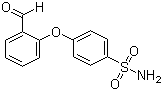 4-(2-甲酰基苯氧基)苯磺酰胺分子结构 (CAS 902837-00-7)