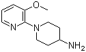 结构式 CAS# 902837-16-5, 1-(3-甲氧基-2-吡啶基)-4-哌啶胺