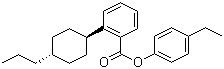 4-Ethylphenyl 4'-trans-propylcyclohexylbenzoate molecular structure (CAS 90311-55-0)