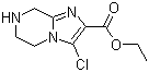 结构式 CAS# 903130-23-4, 3-氯-5,6,7,8-四氢咪唑并[1,2-a]吡嗪-2-甲酸乙酯