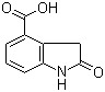2-Oxoindoline-4-carboxylic acid molecular structure (CAS 90322-37-5)