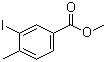 3-碘-4-甲基苯甲酸甲酯分子结构 (CAS 90347-66-3)
