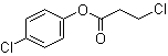 3-氯丙酸 4-氯苯基酯分子结构 (CAS 90348-64-4)