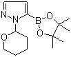 1-(2-Tetrahydropyranyl)-1H-pyrazole-5-boronic acid pinacol ester molecular structure (CAS 903550-26-5)