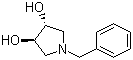 (3S,4S)-1-Benzylpyrrolidine-3,4-diol molecular structure (CAS 90365-74-5)