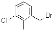 structure of CAS# 90369-76-9, 1-(Bromomethyl)-3-chloro-2-methylbenzene