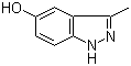 structure of CAS# 904086-08-4, 3-Methyl-1H-indazol-5-ol