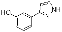 3-(1H-Pyrazol-3-yl)phenol molecular structure (CAS 904665-39-0)