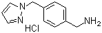 4-(1H-Pyrazol-1-ylmethyl)benzylamine hydrochloride molecular structure (CAS 904696-62-4)