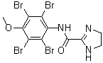 4,5-Dihydro-N-(2,3,5,6-tetrabromo-4-methoxyphenyl)-1H-imidazole-2-carboxamide molecular structure (CAS 905105-89-7)