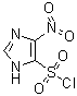 4-Nitro-1H-imidazole-5-sulfonyl chloride molecular structure (CAS 90521-82-7)