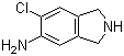 6-氯-2,3-二氢-1H-异吲哚-5-胺分子结构 (CAS 905273-33-8)