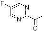 structure of CAS# 905587-44-2, 2-Acetyl-5-fluoropyrimidine;1-(5-Fluoropyrimidin-2-yl)ethanone