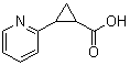 结构式 CAS# 90563-75-0, 2-(2-吡啶基)环丙烷羧酸