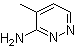 3-Amino-4-methylpyridazine molecular structure (CAS 90568-15-3)