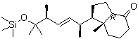 (1R,3aR,7aR)-Octahydro-7a-methyl-1-[(1S,2E,4S)-1,4,5-trimethyl-5-[(trimethylsilyl)oxy]-2-hexen-1-yl]-4H-inden-4-one molecular structure (CAS 905932-25-4)