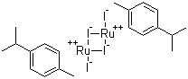 structure of CAS# 90614-07-6, Diiodo(p-cymene)ruthenium(II) dimer;Di-mu-iodobis(p-cymene)iodoruthenium(II)