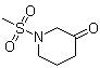 1-(Methylsulfonyl)-3-piperidinone molecular structure (CAS 906360-16-5)