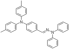 (E)-4-[Bis(4-methylphenyl)amino]benzaldehyde 2,2-diphenylhydrazone molecular structure (CAS 906674-39-3)