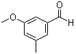 structure of CAS# 90674-26-3, 3-Methoxy-5-methylbenzaldehyde