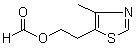 4-Methyl-5-thiazoleethanol 5-formate molecular structure (CAS 90731-56-9)