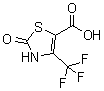 2,3-Dihydro-2-oxo-4-(trifluoromethyl)-5-thiazolecarboxylic acid molecular structure (CAS 90745-58-7)
