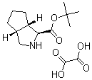 structure of CAS# 907606-68-2, (1S,3aR,6aS)-Octahydrocyclopenta[c]pyrrole-1-carboxylic acid tert-butyl ester oxalate